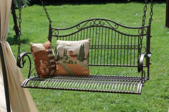 Swing 82505 swinging bench with chains Garden swing Bench Garden