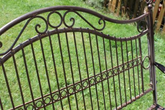 DanDiBo Hängebank Metall Garten 82505 Schaukel mit Ketten 1m Gartenschaukel Baumschaukel Bank Hollywoodschaukel Schaukelbank