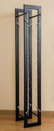 Designer Weinregal Pit 100cm aus Metall Flaschenständer Flaschenhalter Bar