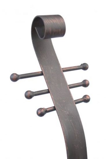 Weinregal Cello aus Metall 100136 Flaschenhalter 134cm Flaschenregal Wein Bar