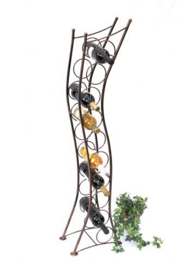 Wine rack Art. 244 Bottle stand 125cm Bottle holder - Bottle stand made from metal