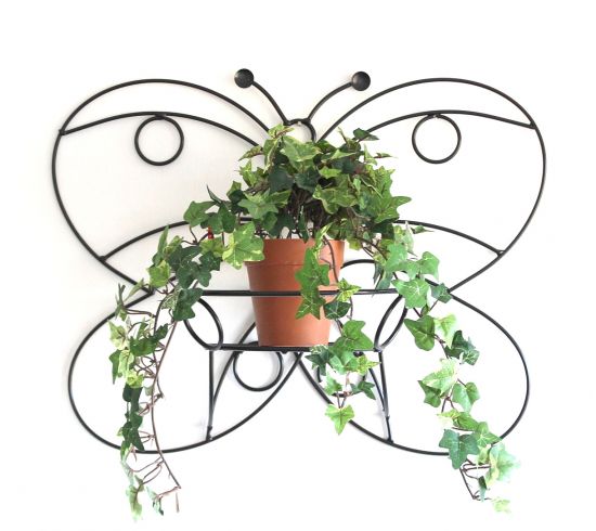 Wandtopfhalter KW048 Schmetterling 50cm Blumenständer Wandhalter Blumentopfhalter