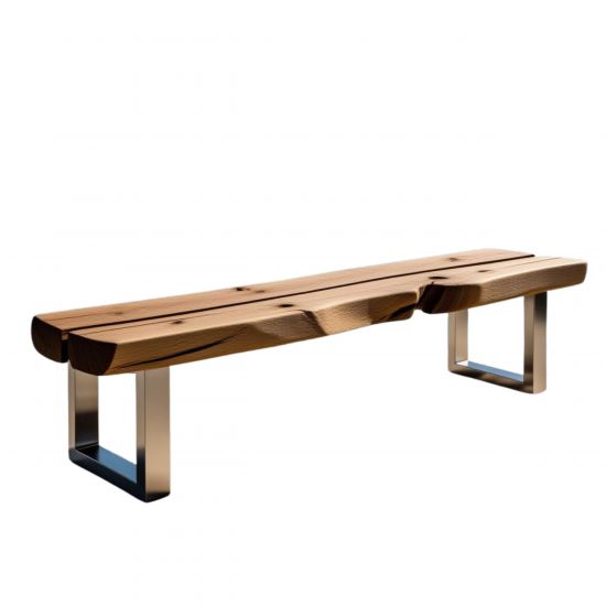 DanDiBo 2x Bench Frame Stainless Steel 43 x 30 cm Bench Legs Bench Feet 96675 Bench Runners Coffee Table Table Legs Frame
