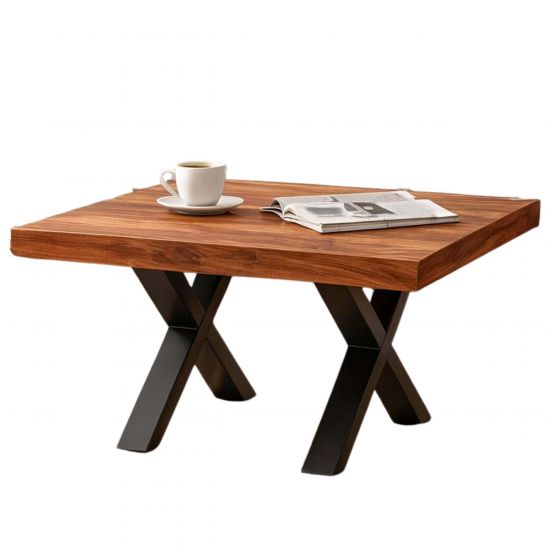 DanDiBo 2x Bankgestell Metall Schwarz 43 x 40 cm Bank Füße Bankbeine 96666 Bankkufen Couchtisch Tisch Beine Tischgestell