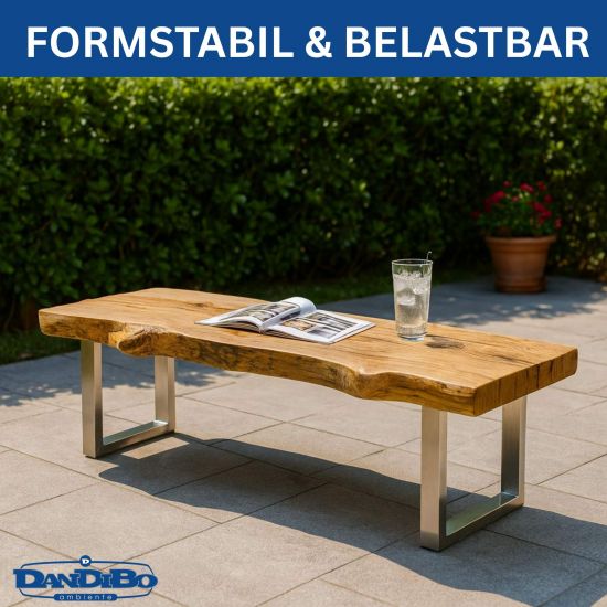 DanDiBo 2x Bankgestell Edelstahl 43 x 40 cm Bank Füße Bankbeine 96674 Bankkufen Couchtisch Tisch Beine Tischgestell