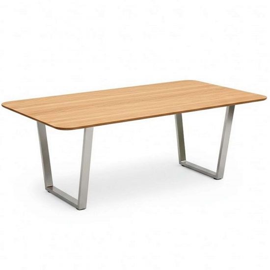 DanDiBo 2x Tischbeine Edelstahl 72 x 72 cm Tischgestell Höhenverstellbar 96679 Tischfüße Möbelfüße Tischkufen Esstisch Beine