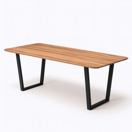 DanDiBo 2x Tischbeine Metall Schwarz 72 x 72 cm Tischgestell Höhenverstellbar 96668 Tischfüße Möbelfüße Tischkufen Esstisch Beine