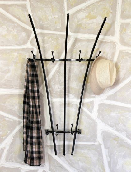 Wandgarderobe WI007 Garderobe 100 cm Kleiderhaken Wandhaken Haken Wandregal
