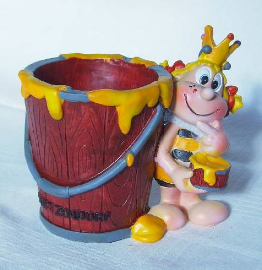 Biene Wietzendorf Maskottchen Becher Vase Souvenir Nr.2