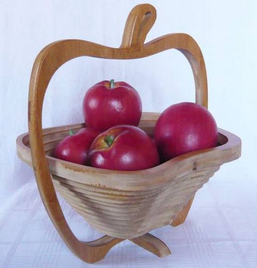 Obstschale Schale Korb Apfel Brotkorb klappbar 30cm