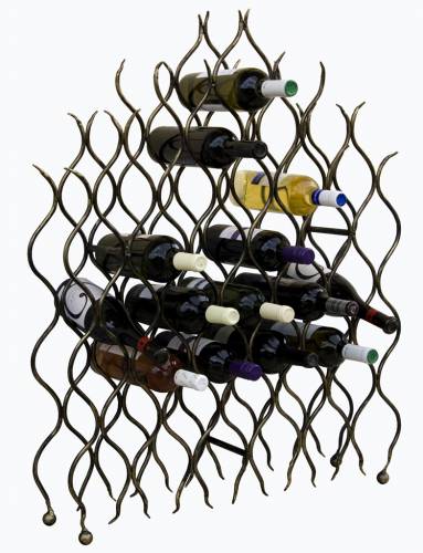 Wine rack "Grand Feu" made from metal for 40 bottels Bottle holder 95cm