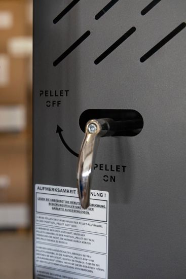 Babas Saphire Hybridofen Pellets und Holz Kombiofen Kaminofen mit Backfach und Herdplatte 10 kW Pelletofen ohne Strom Holzofen Holz Ofen Kamin