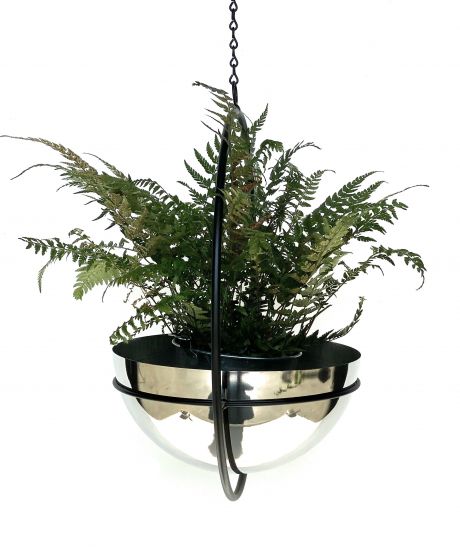 DanDiBo hanging basket indoor metal wall hanging plants 78 cm 96087 L with pot silver plant hanger flower hanger pot hanger flowers flower pot hanger hanging pot