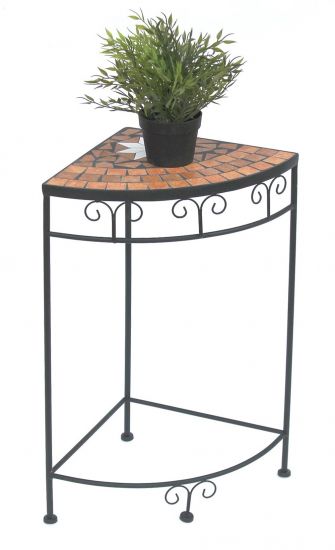 DanDiBo flower stool mosaic corner shelf 62 cm flower stand 12013 side table plant stand mosaic table corner