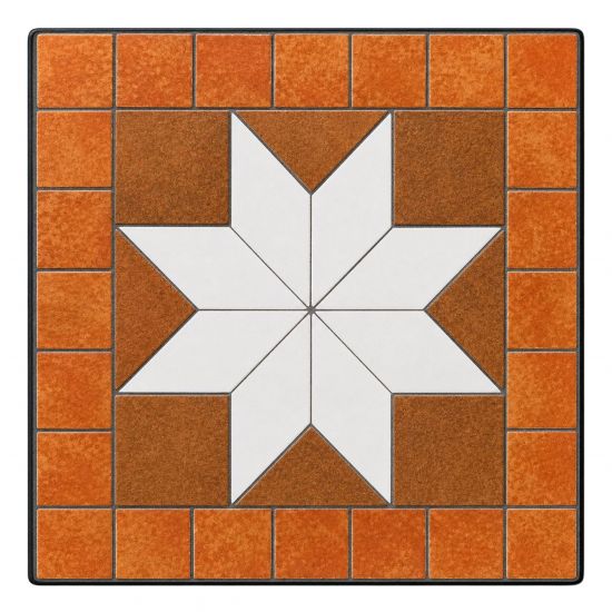 DanDiBo Mosaic Flower Stand Square 12012 L Plant Stand for Outdoor Use Flower Stool Outdoor Side Table Plant Stool