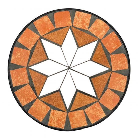 Preview: DanDiBo Round Mosaic Plant Stand 12011 L, Outdoor Flower Stand, Outdoor Side Table, Plant Stool