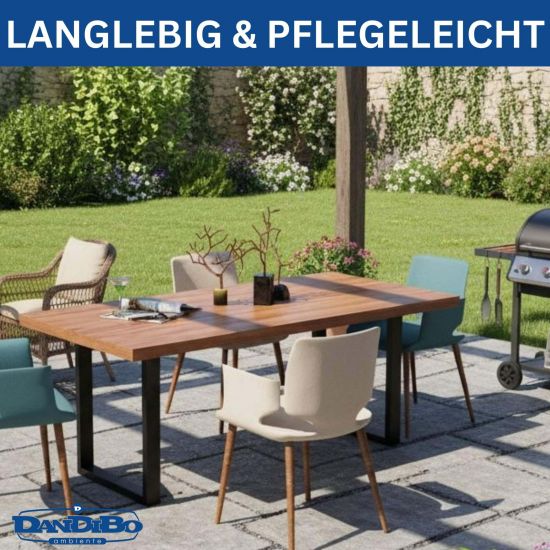DanDiBo 2x Tischbeine Metall Schwarz 72 x 70 cm Tischgestell Höhenverstellbar 96661 Tischfüße Möbelfüße Tischkufen Esstisch Beine