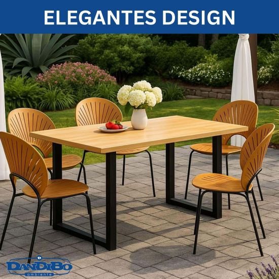 DanDiBo 2x Tischbeine Metall Schwarz 72 x 80 cm Tischgestell Höhenverstellbar 96660 Tischfüße Möbelfüße Tischkufen Esstisch Beine