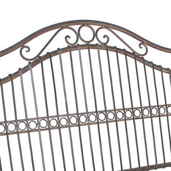 DanDiBo Hollywoodschaukel 2 Sitzer Metall Antik Gartenschaukel 082505 Schaukelbank Schmiedeeisen Bank Outdoor Wetterfest