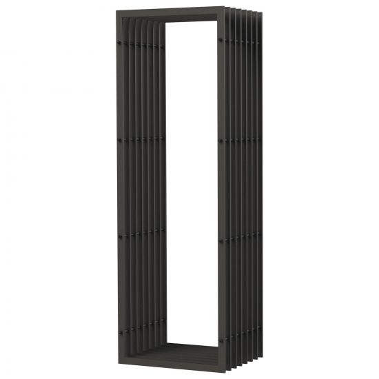 DanDiBo firewood rack indoor metal black firewood rack 96430 150 cm wood basket firewood holder wood rack