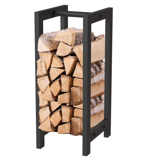 DanDiBo Firewood Rack Indoor Metal Black Standing Firewood Stand 96467 Firewood Holder Firewood Rack Firewood Rack
