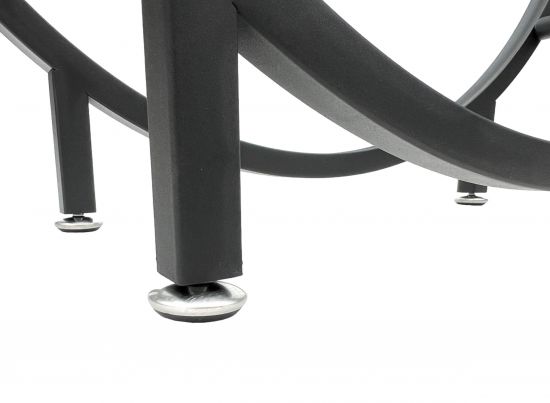 DanDiBo Firewood Rack Indoor Metal Black Standing Round 60 cm Firewood Stand 96468 Firewood Holder Firewood Rack Firewood Rack