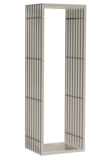 DanDiBo firewood rack indoor stainless steel metal firewood stand 96429 firewood rack 150 cm wood basket firewood holder