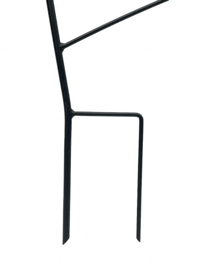 DanDiBo Rankhilfe Garten Metall Schwarz Segel Rankgitter Blumen Kletterpflanzen Rosen Bodenstecker Kletterhilfe Blumenhalter Ranksäule