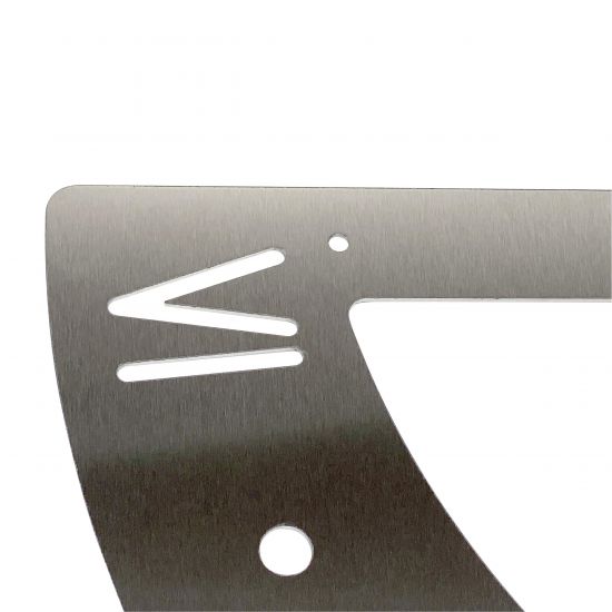 DanDiBo Sonnenuhr Edelstahl für die Wand 70 cm Rostfrei 96687 Ausrichtbar Wetterfest Gartenuhr Modern Metall