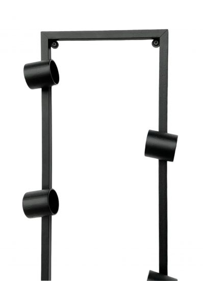 DanDiBo wine rack wall metal black bottle rack bottle rack bottle holder for 6 bottles narrow modern design