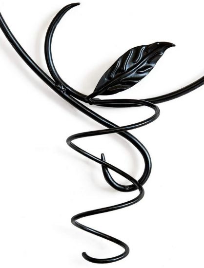 Preview: DanDiBo Weinregal Wand Metall Schwarz Natura Flaschenregal Hängend Wine Rack Weinhalter Weinflaschenregal Weinflaschenhalter