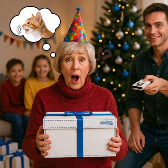 DanDiBox Surprise Box Gift Box with Lid Animal Sounds Funny Gift Idea Christmas Gift