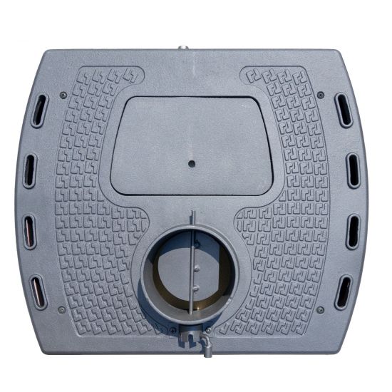 Kaminofen Beige Holzofen 7,2 kW Kamin Zar Ofen Dauerbrandofen Werkstattofen Schwedenofen Hüttenofen Heizofen