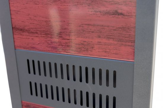 Kaminofen mit Backfach Rot Holzofen 12,1 kW Kamin Ambasador Ofen Dauerbrandofen Werkstattofen Schwedenofen Hüttenofen Heizofen