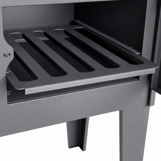 EEK A Wood-burning stove with baking compartment and hob Alegra 93894 6 kW Fireplace Multiple occupancy wood-burning stove Oven Wood-burning cooker Kitchen hob Cooking plate Kitchen oven