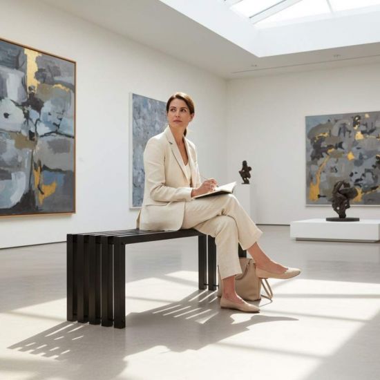 DanDiBo Garden Bench Weatherproof Metal Outdoor Black 96245 Ida 120 cm Bench Garden Bench Park Bench Iron