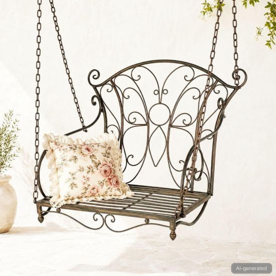 DanDiBo Hängesessel Outdoor ohne Gestell Hängeschaukel 18811 Hängestuhl hanging chair Hängesitz Garten Gartenschaukel Hollywoodschaukel