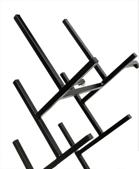DanDiBo Handtuchhalter Bad Wand Metall Schwarz Acord 96278 Modern Handtuchregal Wandmontage Wandhandtuchhalter Badezimmer