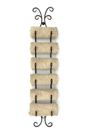 DanDiBo towel rail bathroom wall 568 towel rack wall mounting antique black vintage wall towel rail bathroom