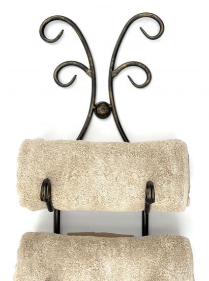 DanDiBo towel rail bathroom wall 568 towel rack wall mounting antique black vintage wall towel rail bathroom