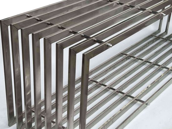 DanDiBo firewood rack indoor stainless steel metal firewood stand 96429 firewood rack 150 cm wood basket firewood holder