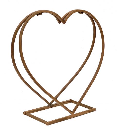 Firewood rack indoor metal heart firewood stand 2013221 M 53 cm wood basket firewood holder wood rack firewood holder decoration