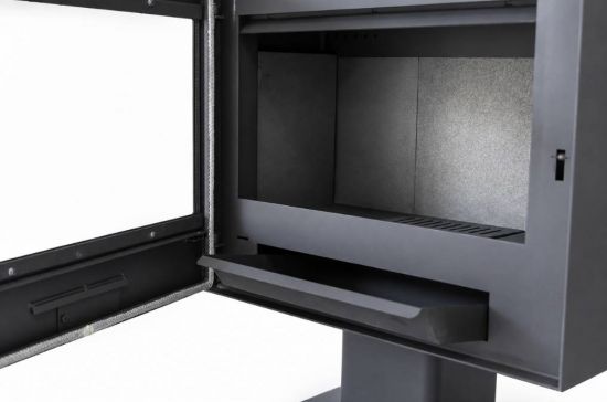 Hosseven Fireplace Stove Wood Burning Stove Living Room Wood Fireplace 10 kW 5070 Wood Stove Heating Stove Swedish Stove Multiple Chimney Connection