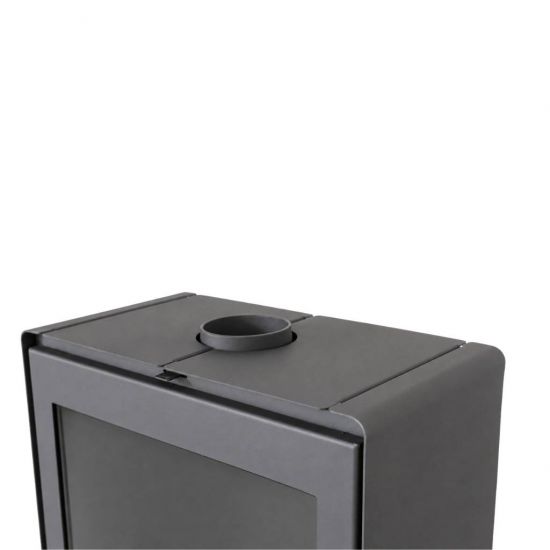 Hosseven Fireplace Stove Wood Burning Stove Living Room Wood Fireplace 10 kW 5070 Wood Stove Heating Stove Swedish Stove Multiple Chimney Connection