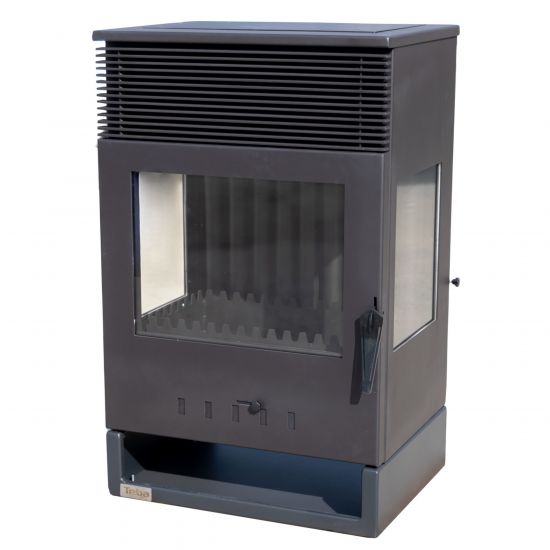 Preview: Kaminofen Panorama 3 Seitig 9 kW Dauerbrand Teba TKS 12 Kamin Holzofen 3 Seiten Ofen Holz