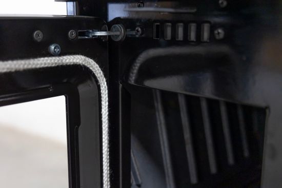 Hosseven Kaminofen mit Backfach und Herdplatte 4012 Grau Holzofen 8 kW Holz Ofen Mehrfachbelegung Kamin Heizofen Küchenherd