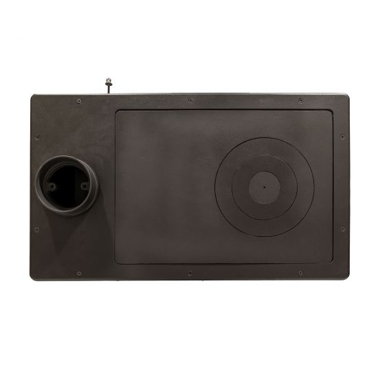 Kaminofen mit Backfach und Herdplatte 4013 Schwarz Holzofen 8 kW Holz Ofen Mehrfachbelegung Kamin Heizofen Küchenherd