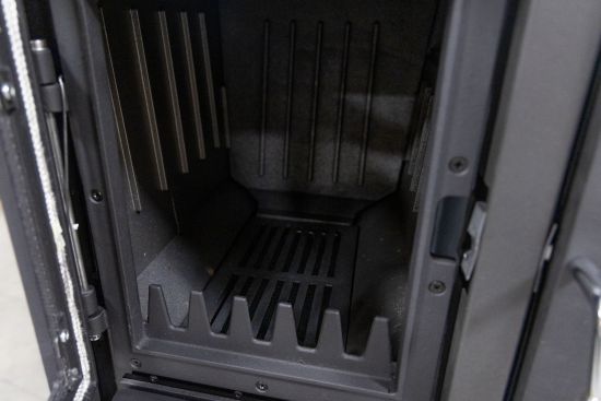 Kaminofen mit Backfach und Herdplatte 4013 Schwarz Holzofen 8 kW Holz Ofen Mehrfachbelegung Kamin Heizofen Küchenherd