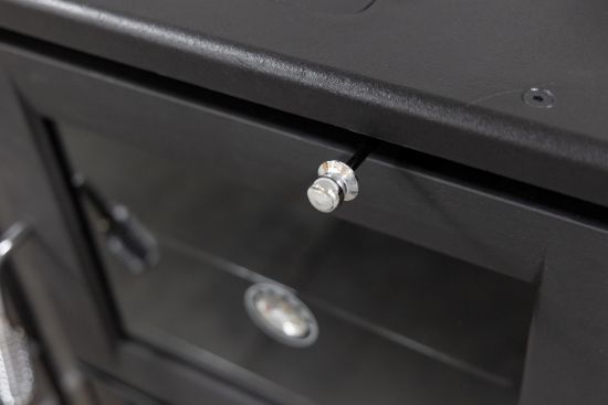 Kaminofen mit Backfach und Herdplatte 4013 Schwarz Holzofen 8 kW Holz Ofen Mehrfachbelegung Kamin Heizofen Küchenherd