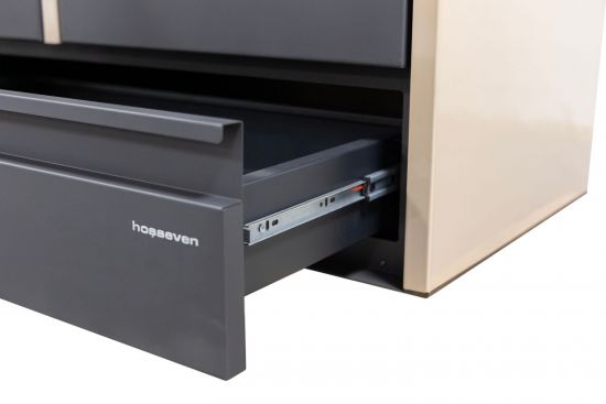 Kaminofen mit Backfach und Herdplatte 4050 Lotus Classic Beige Holzofen 11 kW Holz Ofen Mehrfachbelegung Kamin Heizofen Küchenherd